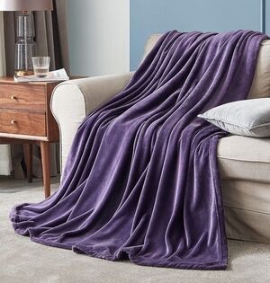 🆕 Purple Fleece Blanket